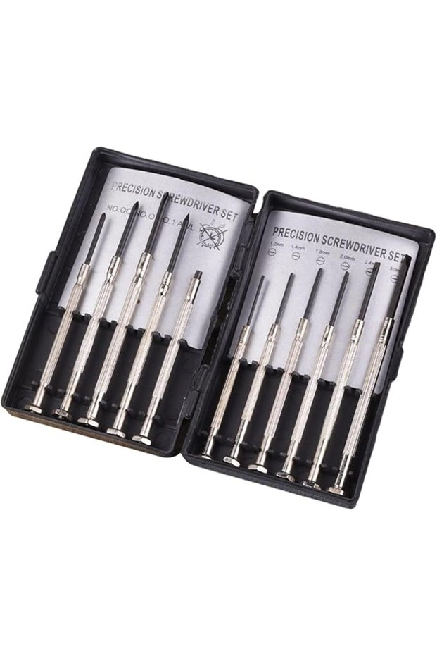 Tiny Screwdriver Set 11 Piece Mini Rotating Precision