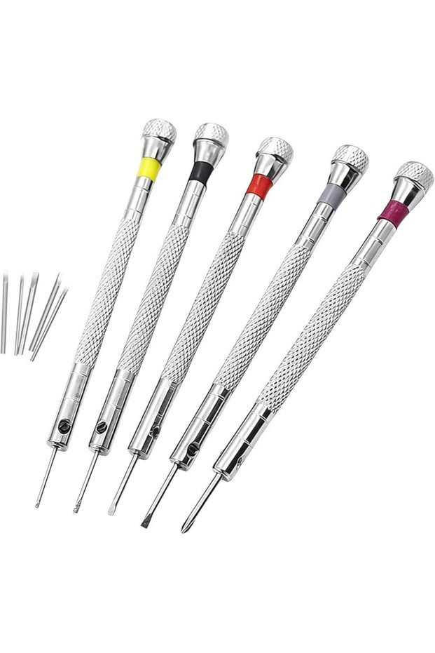 5 Pcs Precision Screwdriver Set, Watchmakers Screwdriver Set, Micro Precision Watch Screwdriver Sets