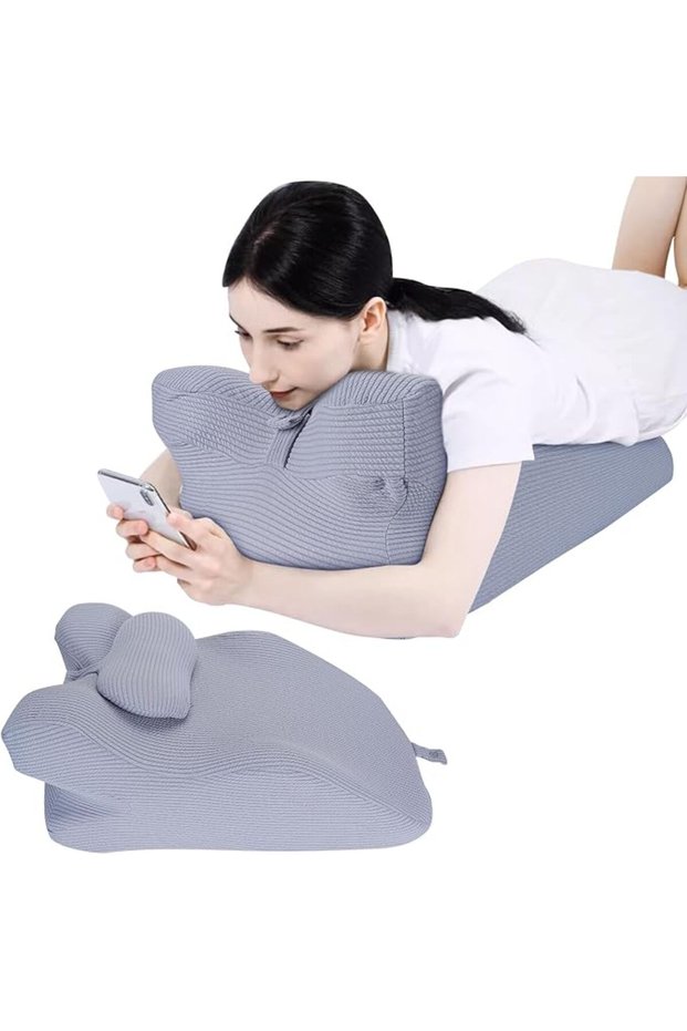 Reading Pillow, Memory Foam Wedge Support for Bed Rest
