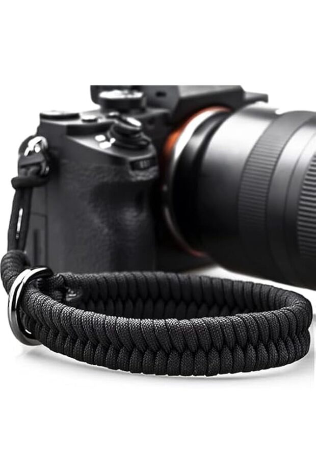 حزام معصم للكاميرا مناسب لكاميرات DSLR والكاميرات بدون مرآة، حزام يد سريع التحرير، خفيف الوزن، متعدد الاستخدامات، متوافق عالميًا.