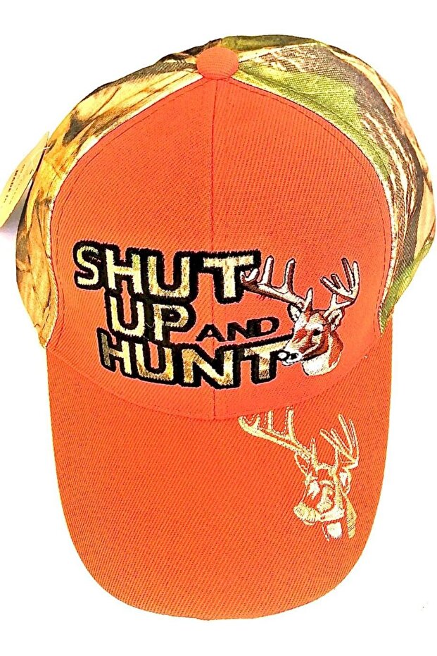 Cap Camouflage Embroidery Hunting Design SHUT UP AND HUNT