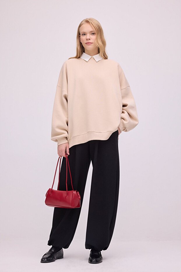Front Pleated Relax Shalwar Pants