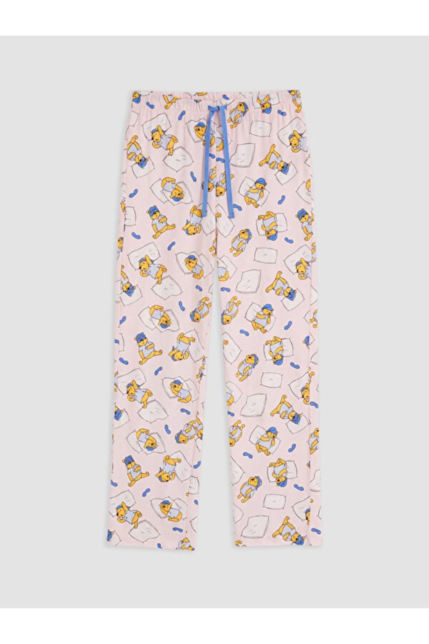 Esvab • Modern & Distinctive Winnie the Pooh Embroidered Women's Pajama Bottoms