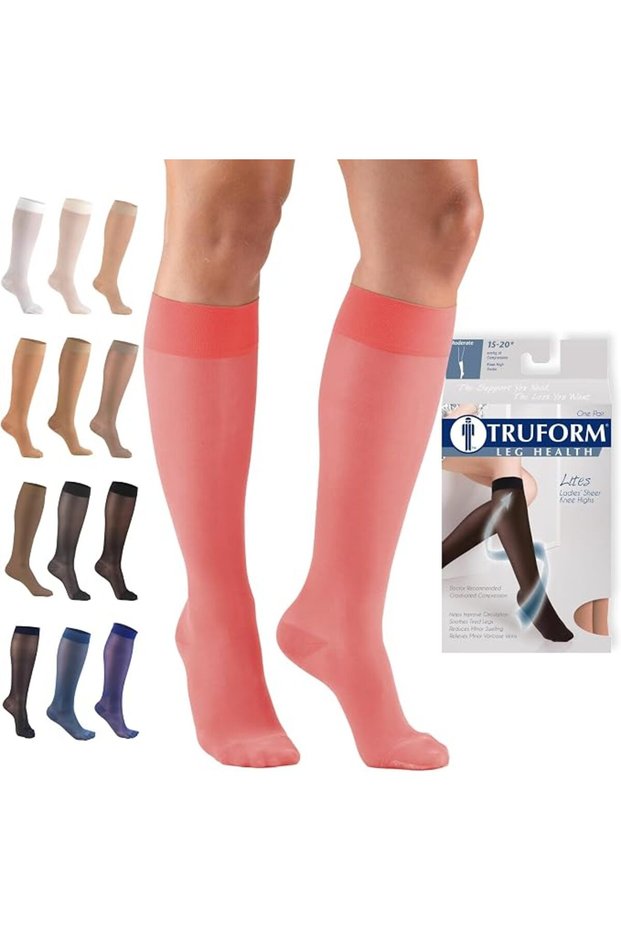 Moderate Sheer Knee High Compression Stocking