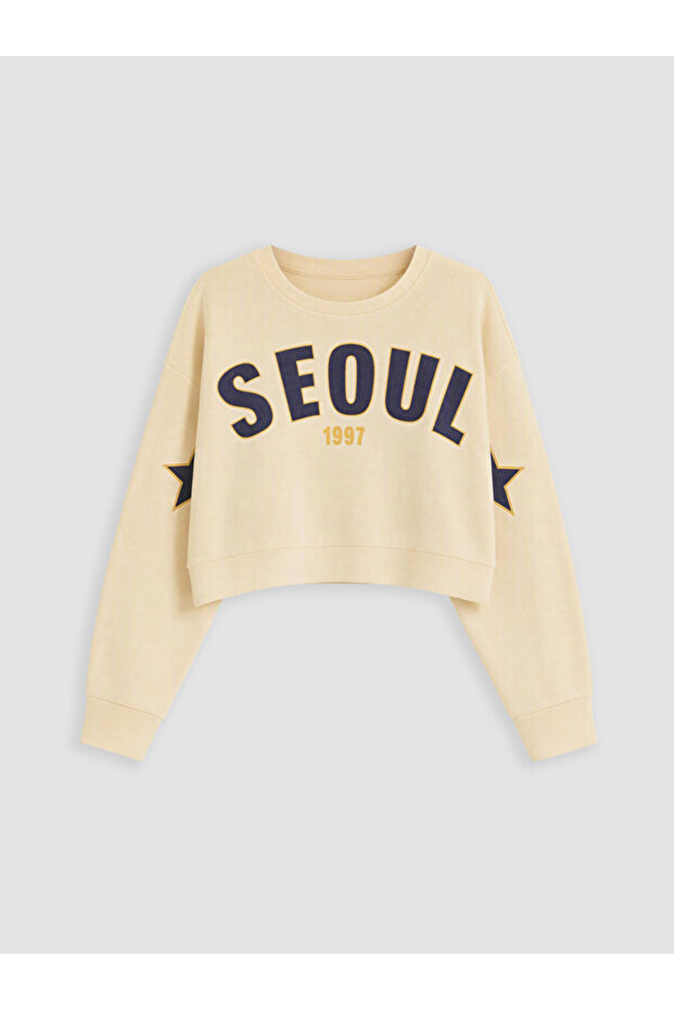 I Printed Girls' Thick Sweatshirt from Freezen Store