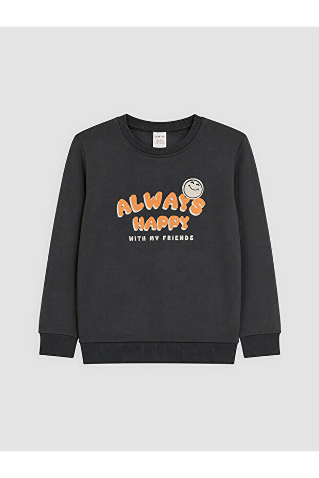 Rmz Gi̇yi̇m Farkiyla Printed Boys' Sweatshirt