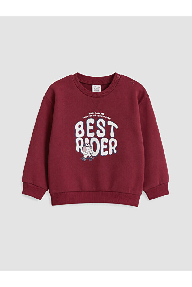 Rmz Gi̇yi̇m Farkiyla Printed Baby Boy Sweatshirt
