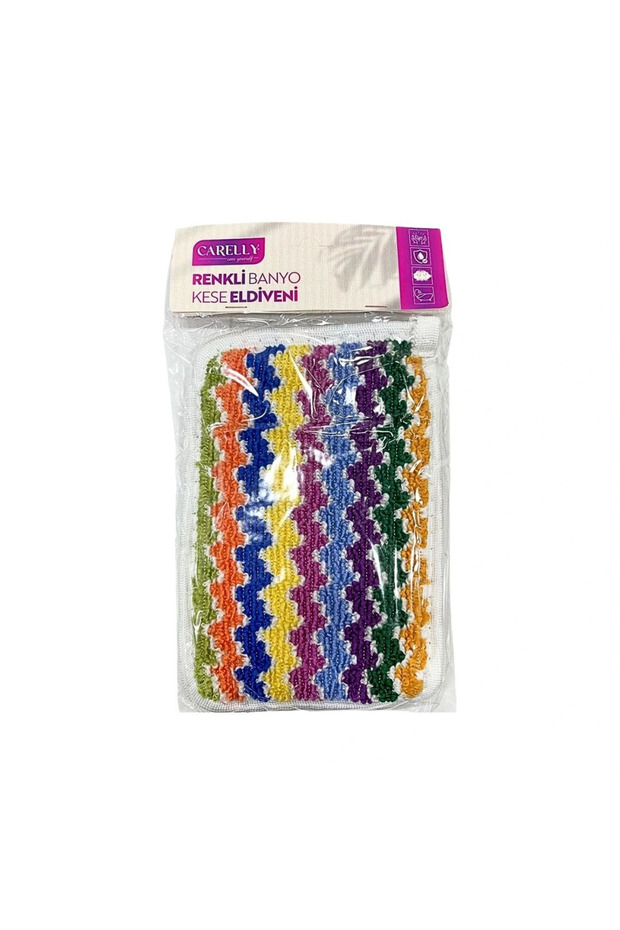 Colorful Bath Scrubbing Glove