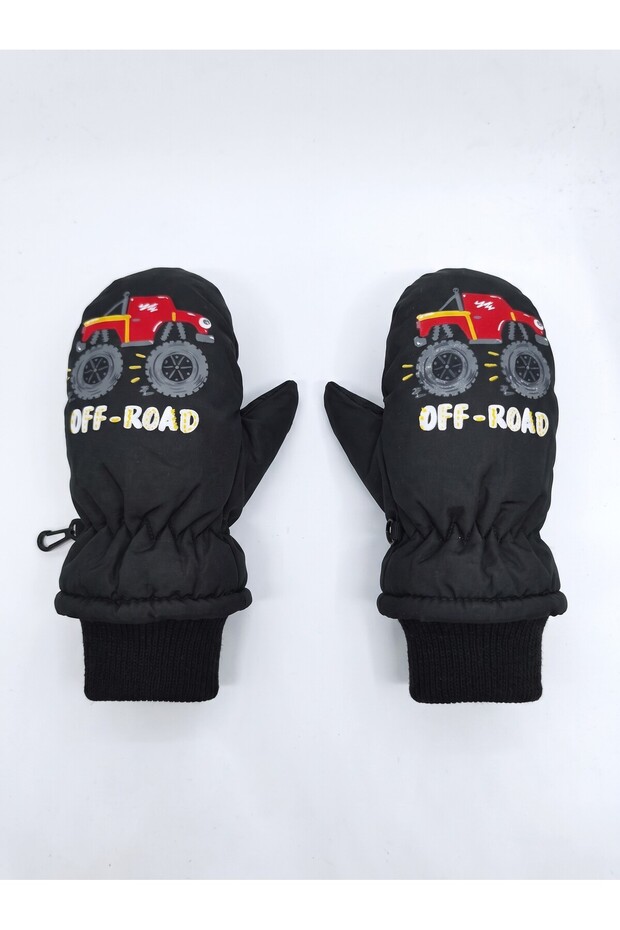 3-6 Years Old Children's Fleece Snow Gloves Cold and Windproof Ski Gloves