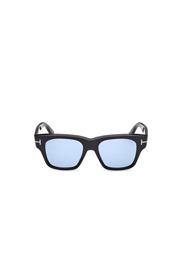 Caine-02 Ft1280 01V Men's Sunglasses Black Blue