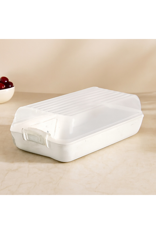 Transparent Lid Refrigerator Organizer 320X183X103 mm