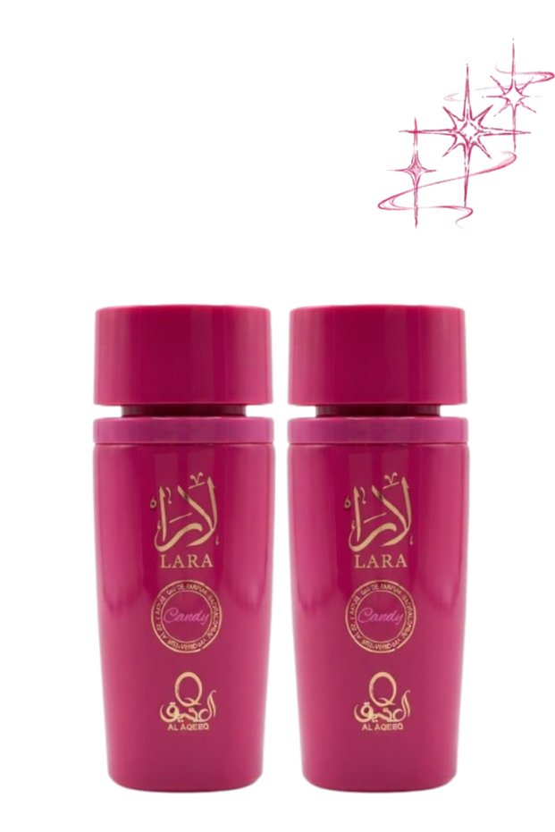 قطعتان من عطر Lara Candy سعة 100 مل