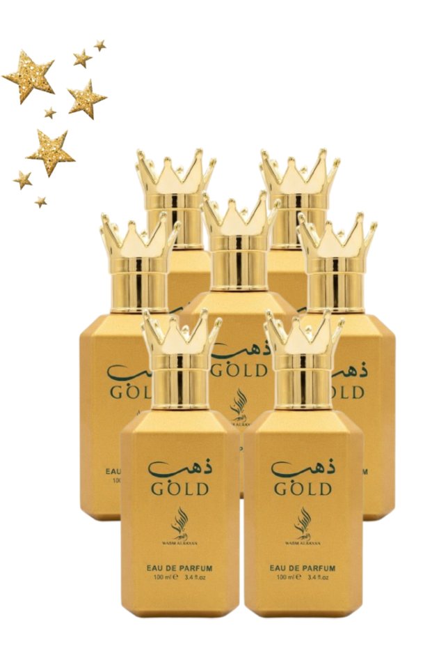 7 قطع عطر ذهبي 100 مل