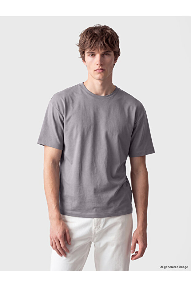 Zero Roba Collar Combed Cotton Men's T-Shirt from Uzg Store for Style Enthusiasts