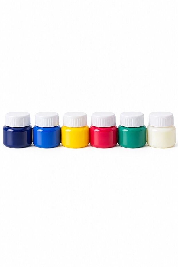 Finger Paint Set 6 Colors Washable Children's Paint 6X30 ml Ages 3+