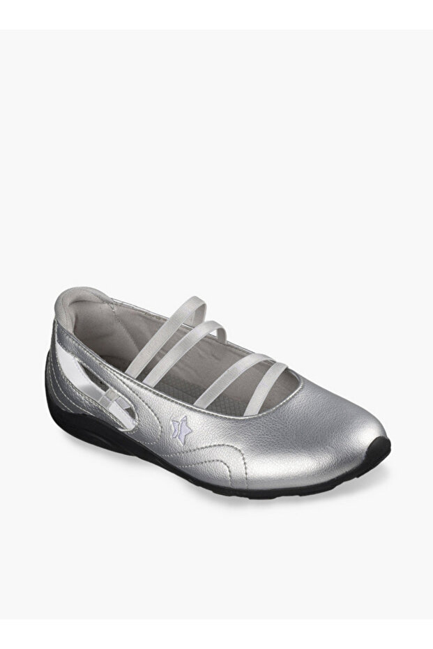 Women Court Racer Elasticated Strap Mary Jane Shoes