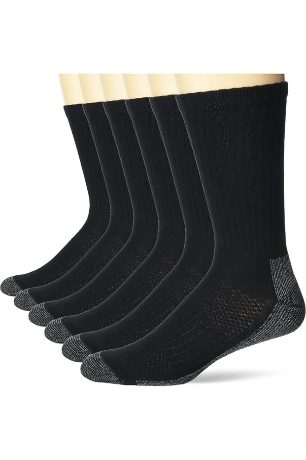 Men's Work Socks, 6-Pack