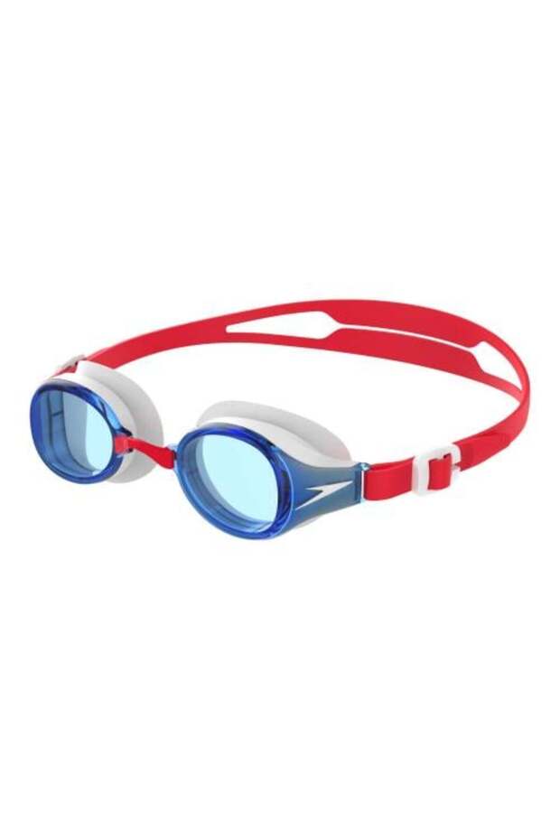 Hydropure Junior Swimming Goggles - Red, White, and Blue