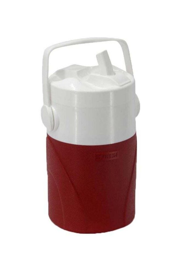 Beverage Cooler With Handle Red/White