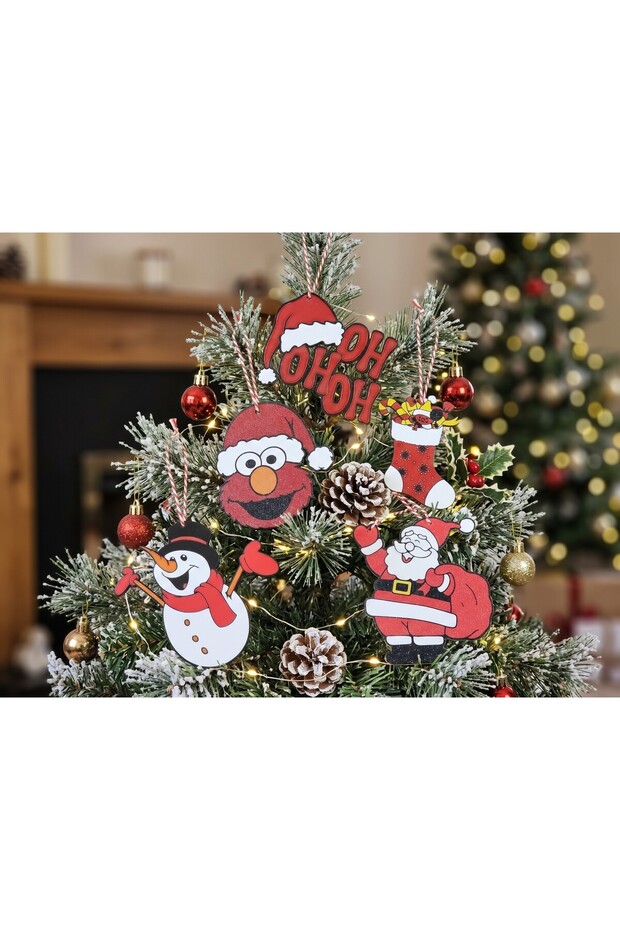 Elmo and His Friends Christmas Ornament Set-801