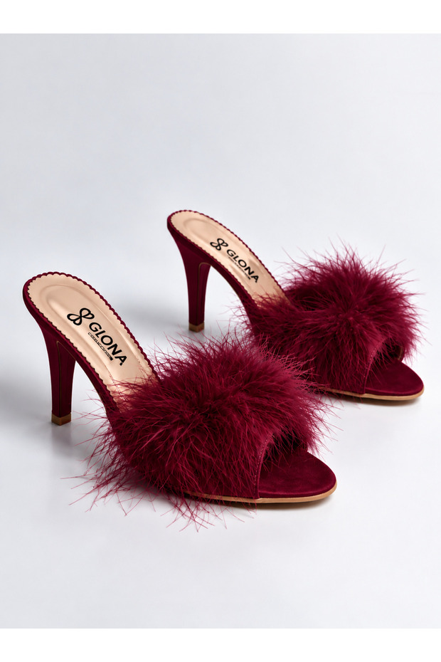 Women's Thin-Waisted Heeled Bridal Slippers