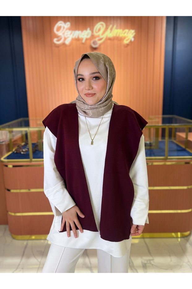 وشاح الكتف بلون البرقوق