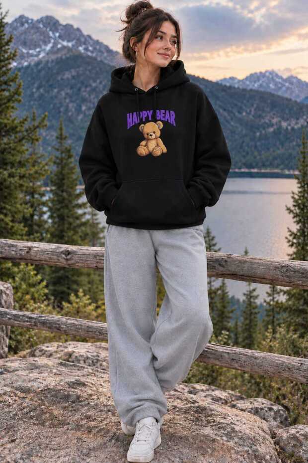 Hooded Premium Happy Wear 2-Piece Set.