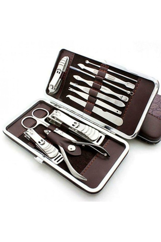 Çetiner Group ® 12 Piece Bag Type Manicure Pedicure Nail Care Set