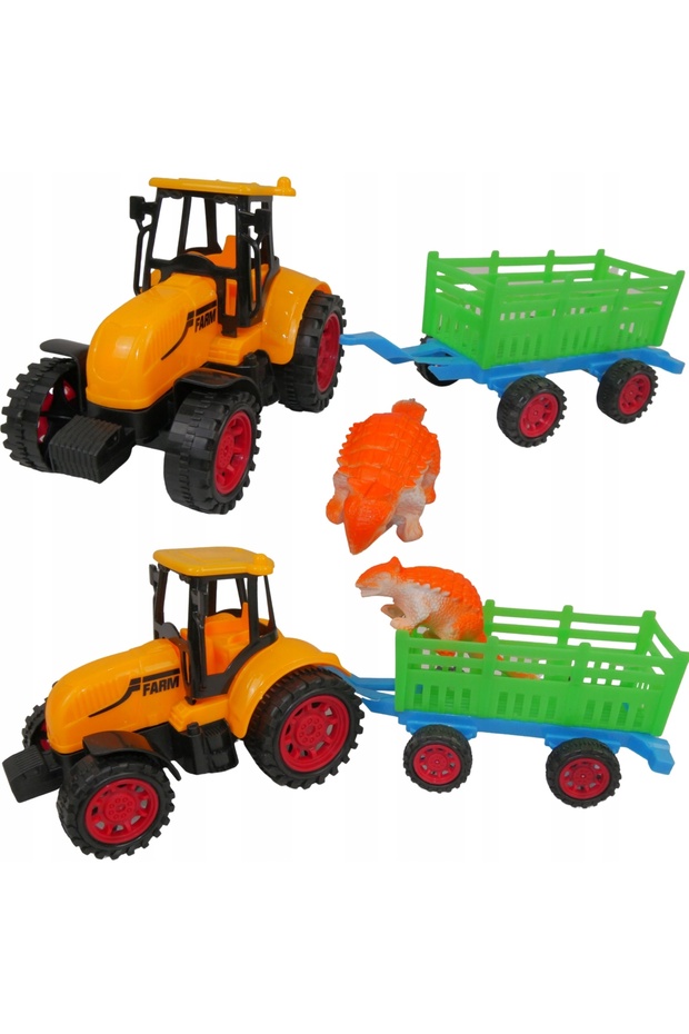 SET TRACTOR CU REMORCĂ + DINOSAUR MEGA