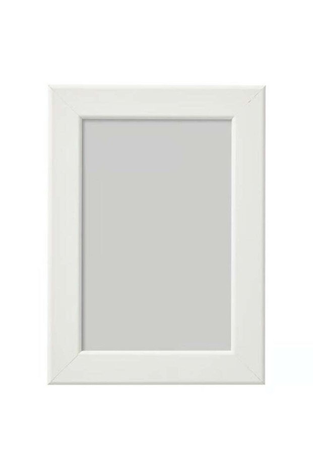 White Photo Frame 10x15 (4x6 Inch) – Lightweight Wall Frame with Shatterproof Plastic Front, Horiz