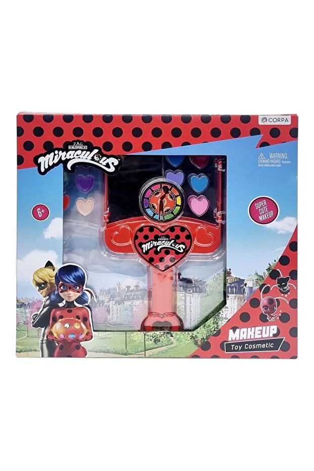 Vanity Mirror With Cosmetics