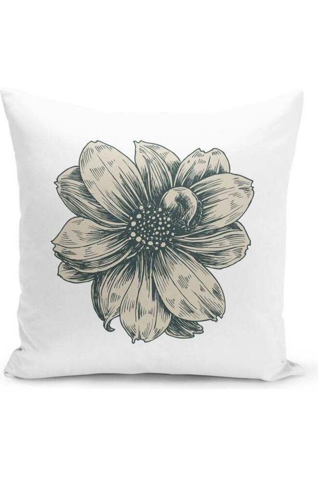 Monotone Design Decorative Pillow Multicolour