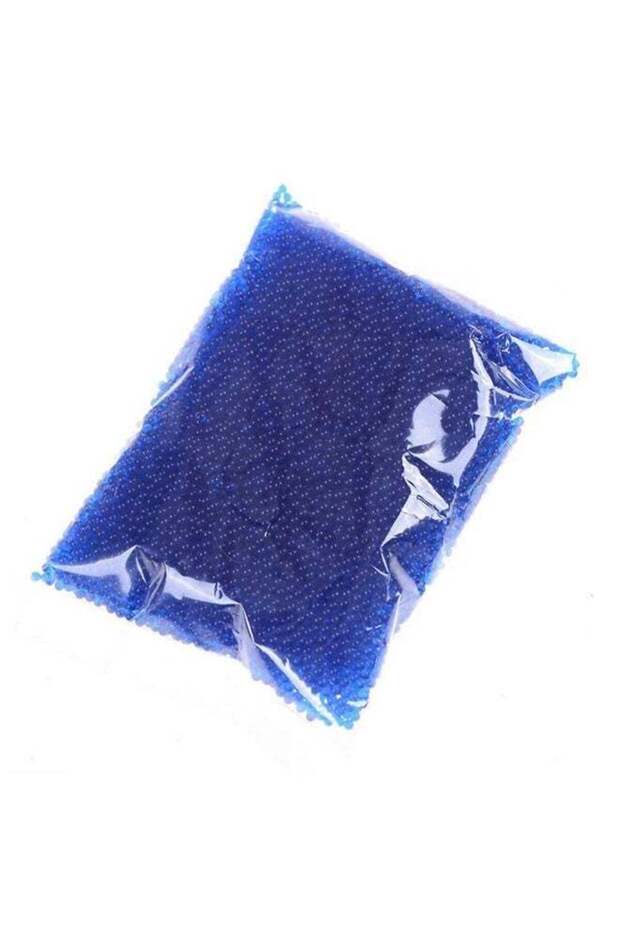 50g/10000 Beads Gel Soil Water Crystal Beads Jelly Water Gems Vase Filler for Home Decorations (Blu