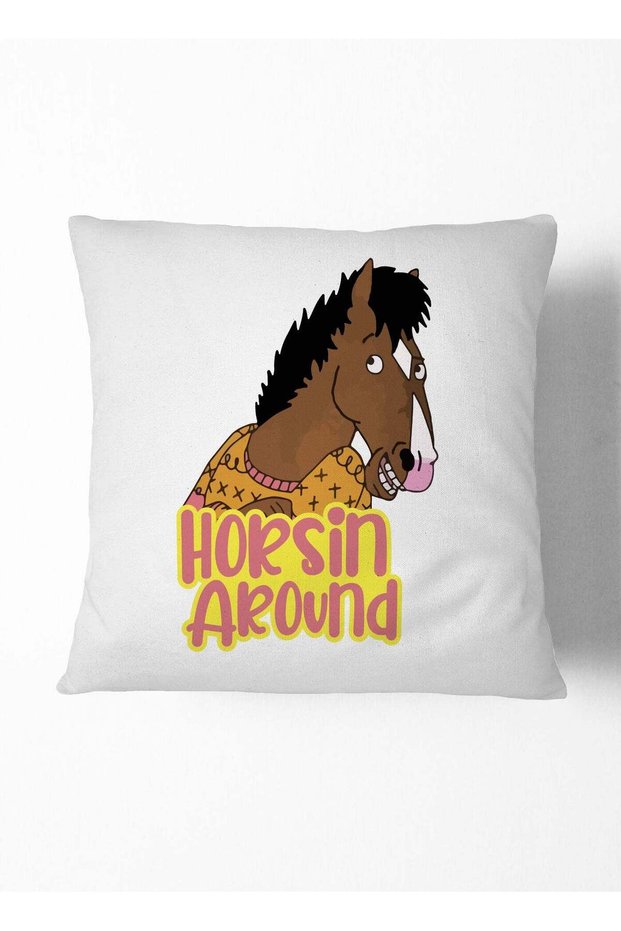 Decorative Cushion Horsin Around Bojack Horseman Quote Couch Cushion