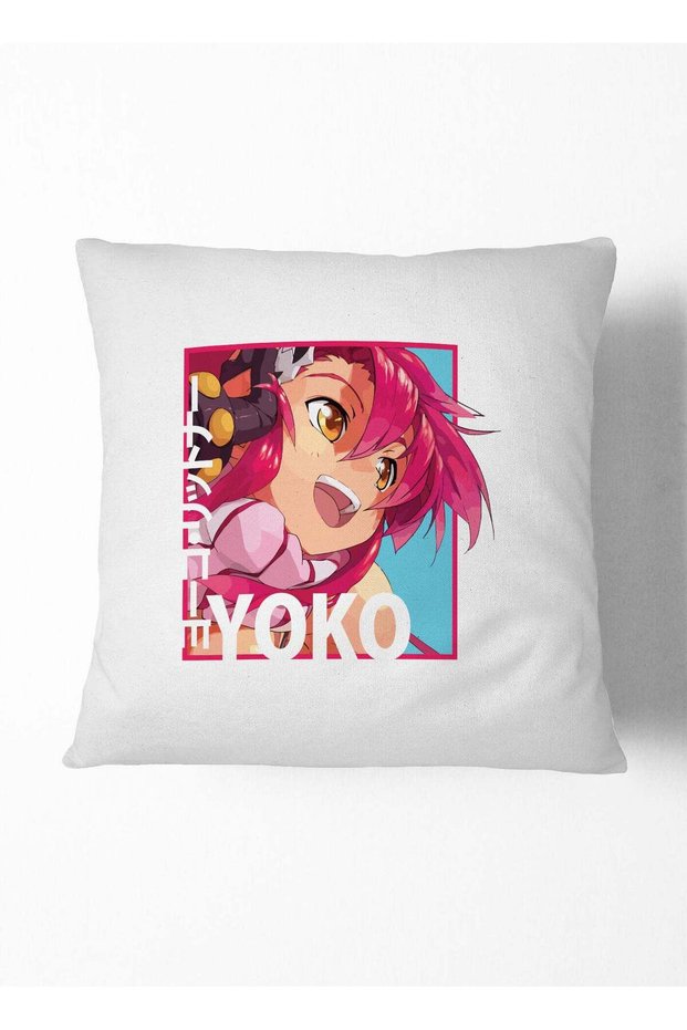Gurren Lagann Jar Gurren Lagann Couch Cushion Gunmen YOKO Decorative Cushion Yoko Littner Yōko Ritt