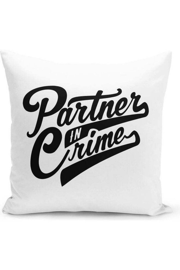 Partner In Crime Design Decorative Pillow Multicolour