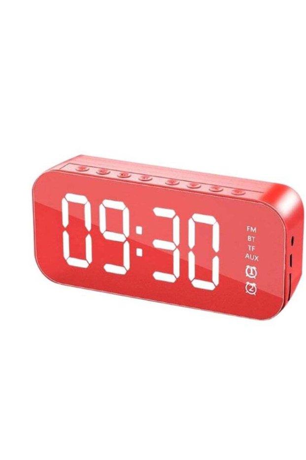 Bluetooth Speaker Clock, 3-in-1 Digital Display with FM Radio, Dual Alarm
