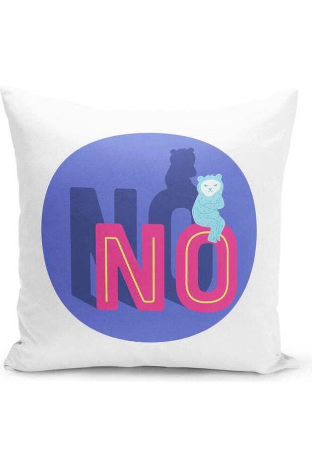 No Design Decorative Pillow Multicolour