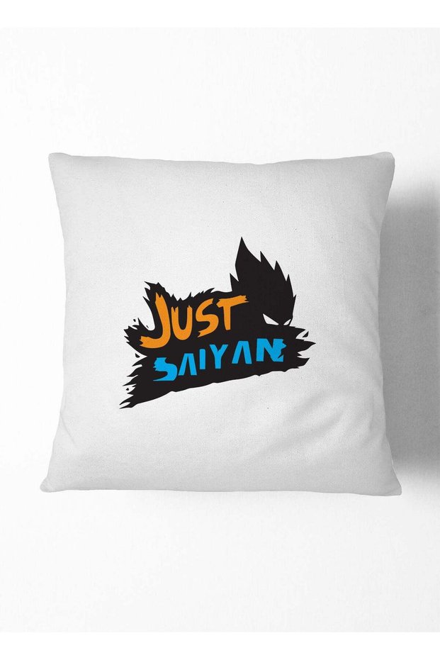 Dragon Ball Z Jar Dragon Ball Z Couch Cushion Just Saiyan Decorative Cushion Parody Quote Manga Jus