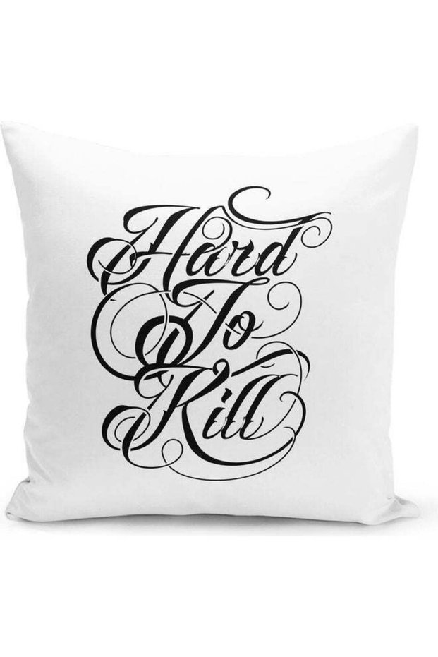 Hard To Kill Design Decorative Pillow Multicolour