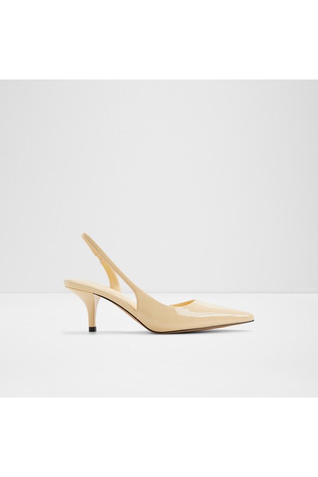Stessylowsling Ladies Yellow Heeled Shoes