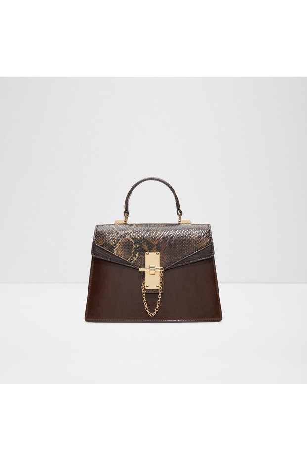 Kaelis Ladies Brown Top Handle Bag