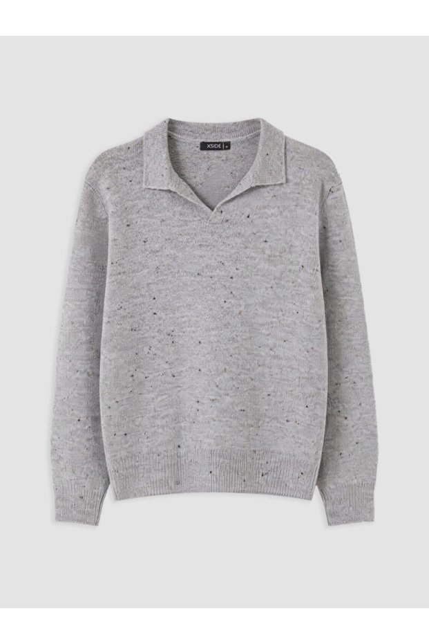 I Devrik Roba Collar Men's Knitwear Sweater from Freezen Store