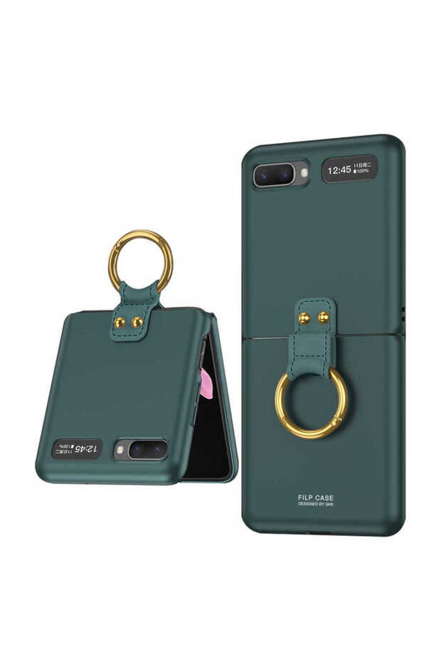 Galaxy Z Flip Case Lckc Flip Ring on the Phone Case