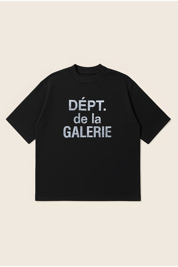 Gallery Dept Printed Oversize Boxy Cut Unisex 100% Cotton Tshirt |   Streetwear