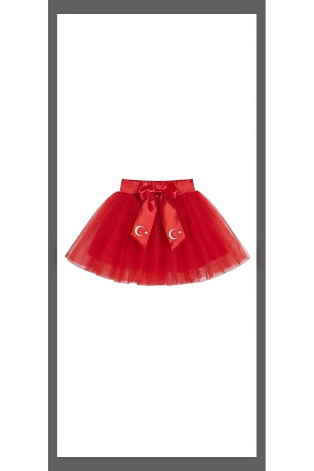 Red Printed Bow Special October 29 April 23 Etegi