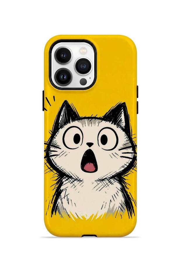 iPhone 14 Pro Max Vorian Magsafe Dual Layer Confused Cat Case