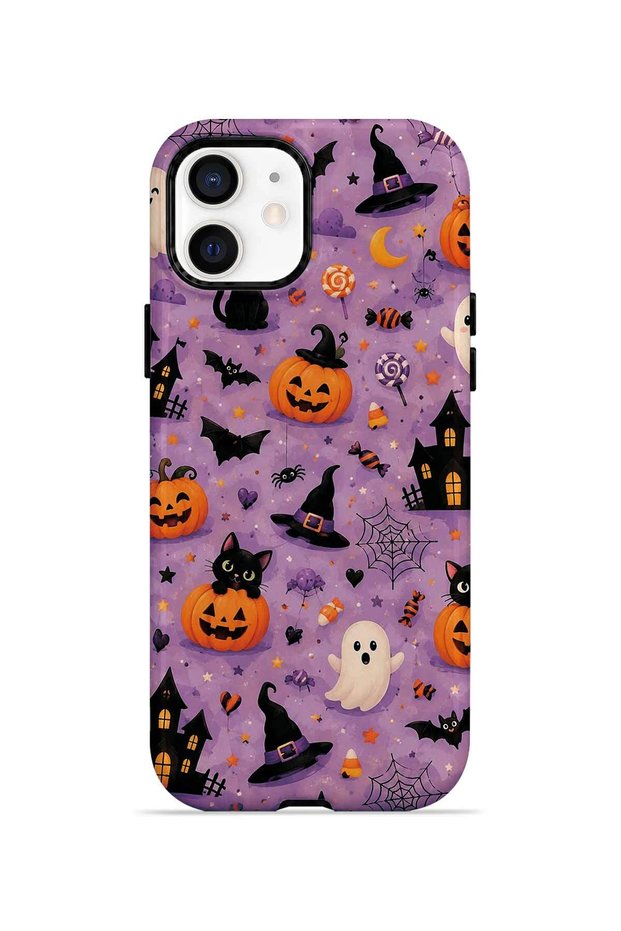 iPhone 12 Vorian Double Layer Lavender Spooky Toss Case