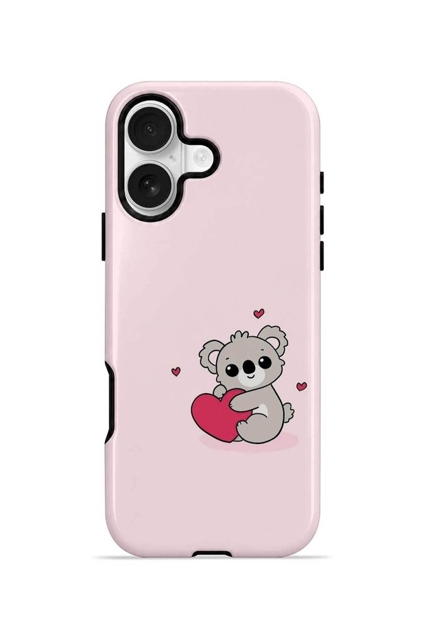iPhone 16 Plus Vorian Magsafe Double Layer Heart Koala Case