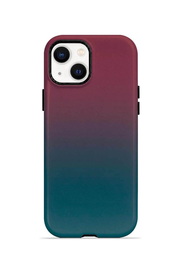 iPhone 14 Plus Vorian Magsafe Dual Layer Teal Plum Gradient Case